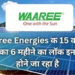 Waree Energies क 15 करोड़ शेयर का 6 महीने का लॉक इन खत्म होने जा रहा है