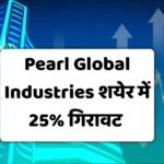 Pearl Global Industries के शेयर में 25% गिरावट